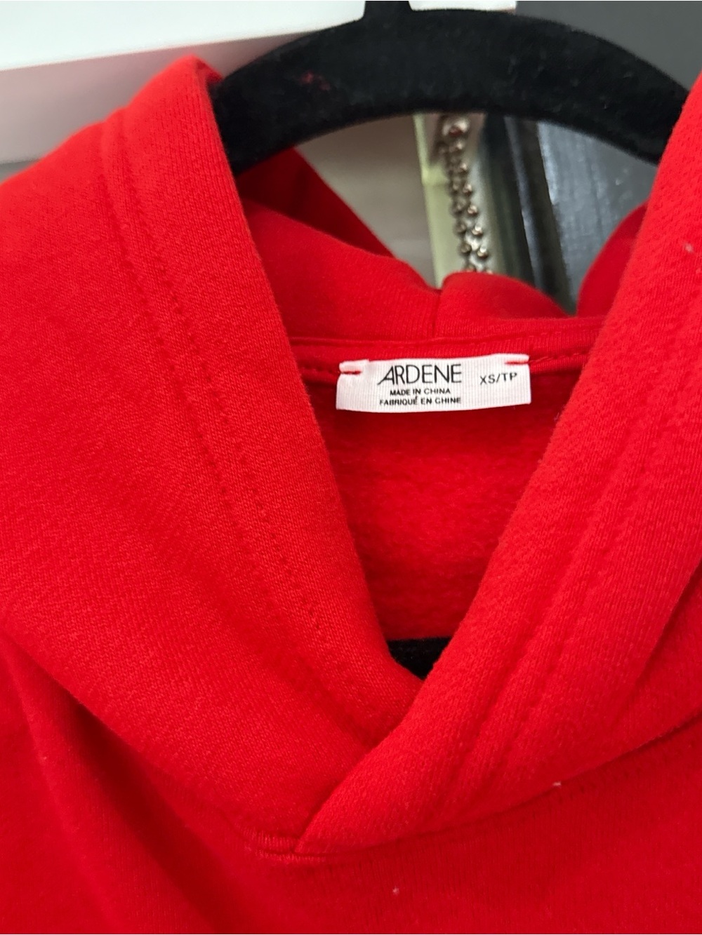 Ardene Bright Red Pullover Hoodie